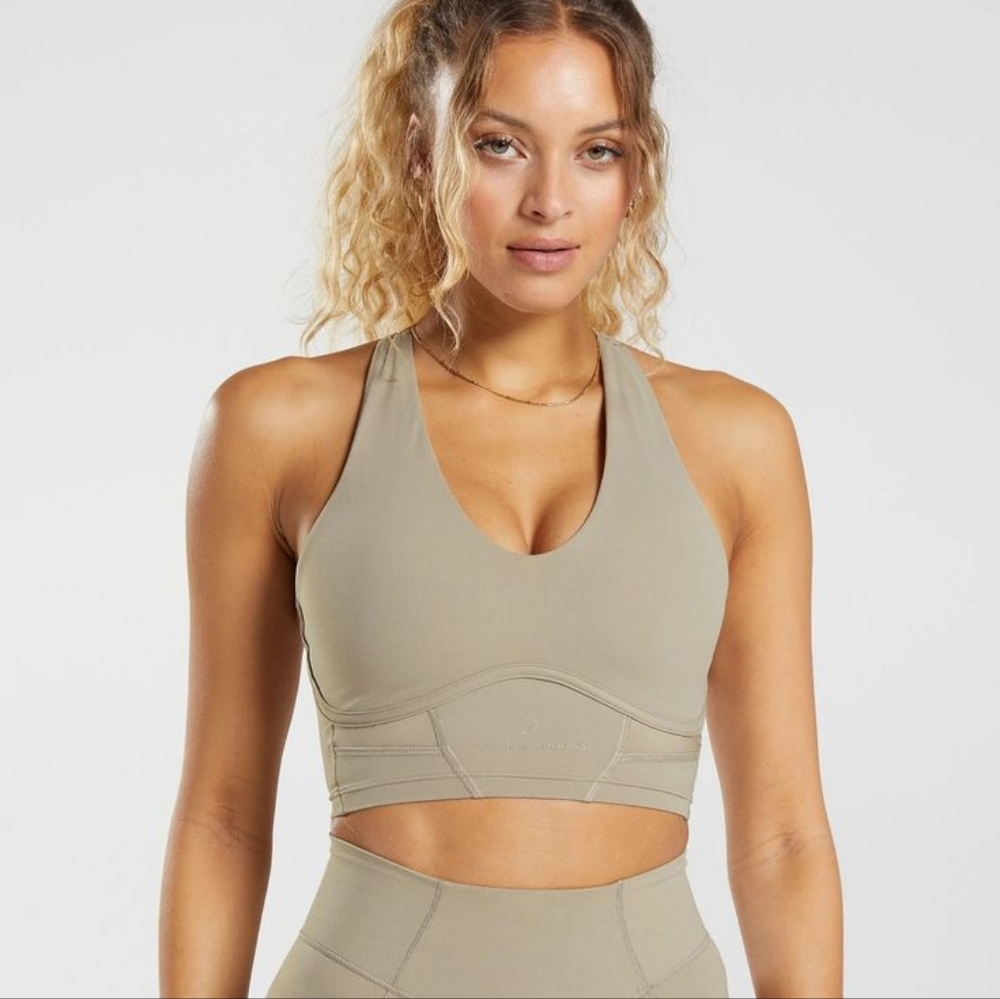 gymshark x Whitney Simmons longline sports bra